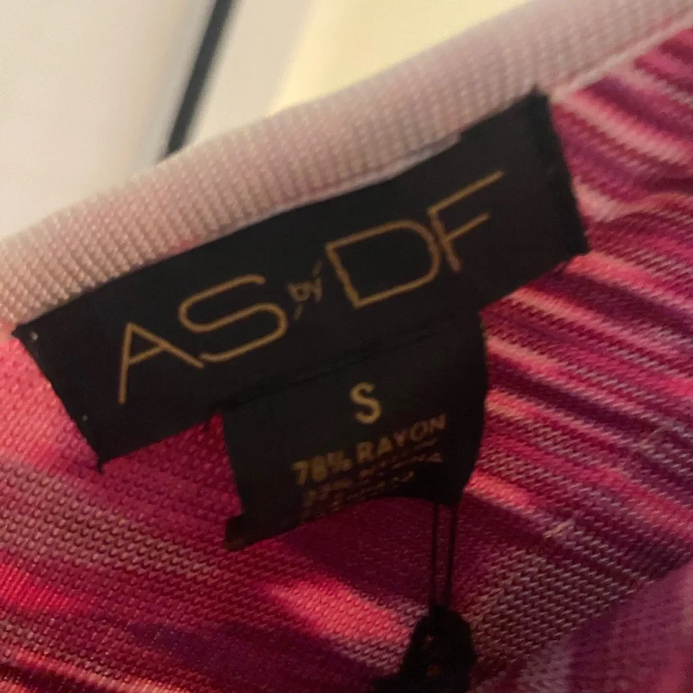 AS by DF St. Tropez Dress in Magenta, Size S - Picture 3 of 7